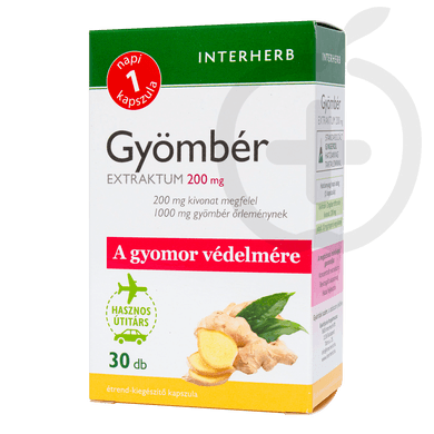 Interherb "Napi 1" Gyömbér extraktum kapszula