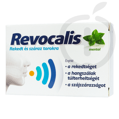 Revocalis mentol ízű szopogató tabletta