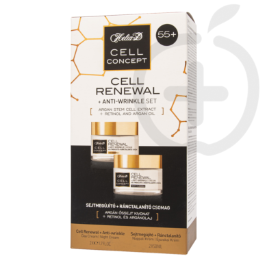 Helia-D Cell Concept Sejtmegújító +Ránctalanító arckrém 55+ 50+50 ml (ajándék csomag)