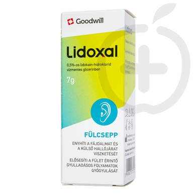 Lidoxal fülcsepp 7 g