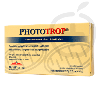 Phototrop lágyzselatin kapszula speciális élelmiszer 20 db