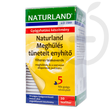 Naturland Meghűlés tüneteit enyhítő filteres teakeverék
