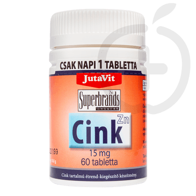 Jutavit Cink 15 mcg tabletta