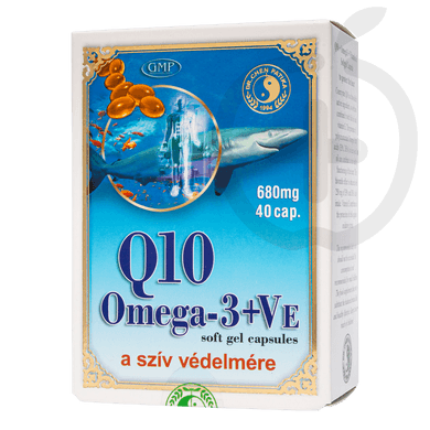 Dr. Chen Q10-koenzim +Omega-3 +E-vitamin kapszula 40 db