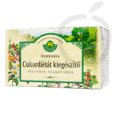 Herbária cukordiétát kiegészítő tea filteres 20 db
