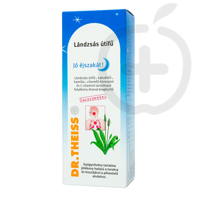 Dr. Theiss Lándzsás Útifű Jó éjszakát szirup 100 ml
