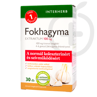 Interherb Napi 1 Fokhagyma Extraktum kapszula