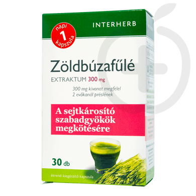 Interherb "Napi 1" Zöldbúzafűlé extraktum kapszula 30 db