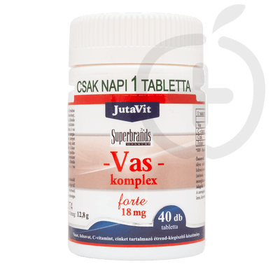 JutaVit Szerves Vas komplex forte 18 mg