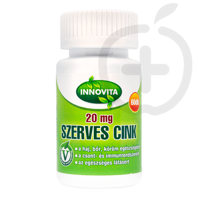 Innovita Szerves Cink tabletta 60 db