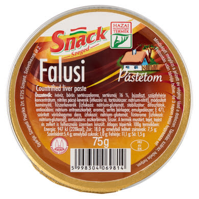 Snack Szeged falusi pástétom