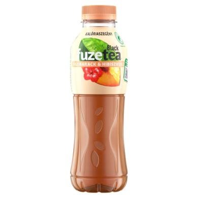 FUZETEA szénsavmentes őszibarack és hibiszkusz ízű üdítőital cukorral és édesítőszerrel