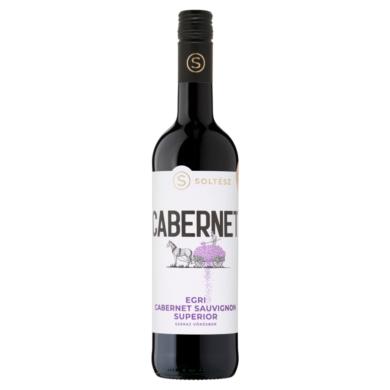 Soltész Egri Cabernet Sauvignon classicus száraz vörösbor 13,5%
