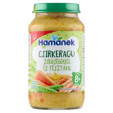 Hamé 8 hónapos kortól csirkeragu zöldséggel,tésztával