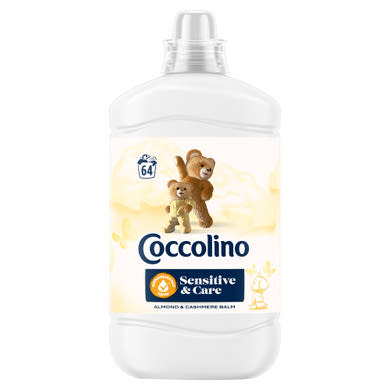 Coccolino Sensitive Almond & Cashmere Balm öblítőkoncentrátum 64 mosás, 1,6 L