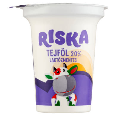 Riska laktózmentes tejföl 20%
