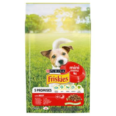 Friskies Mini Menu száraz kutyaeledel marhával és zöldségekkel
