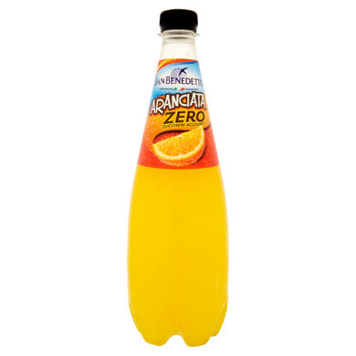 San Benedetto Zero Aranciata szén-dioxiddal dúsított cukormentes narancs ízű üdítőital