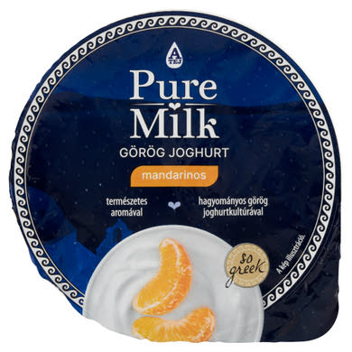 Pure Milk mandarinos görög joghurt