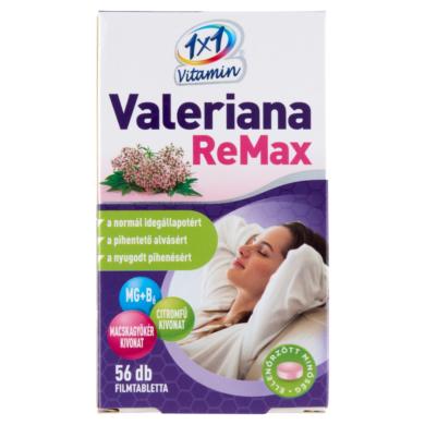 1x1 Vitamin Valeriana ReMax étrend-kiegészítő filmtabletta 56 x  (28 g)