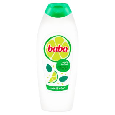 Baba zöldcitrom és menta frissítő tusfürdő