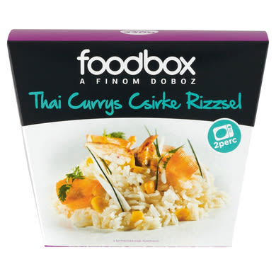 Foodbox thai currys csirke rizzsel