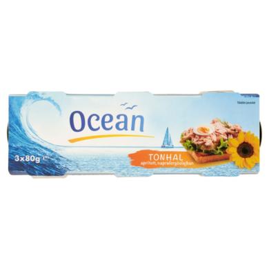 Ocean aprított tonhal napraforgóolajban 3 x  (240 g)