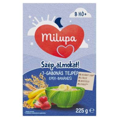 Milupa Szép álmokat!  tejpép eper-banánízű 7-gabonás 8 hónapos kortól