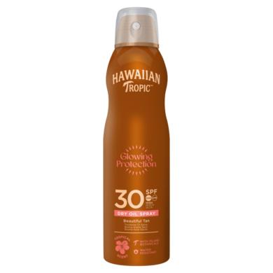 Hawaiian Tropic Glowing Protection Dry Oil Spray napvédő SPF30