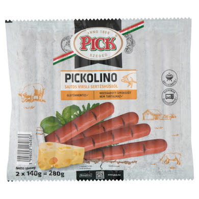 PICK Pickolino sajtos virsli 280 g