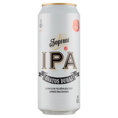 Soproni Óvatos Duhaj IPA szűretlen felsőerjesztésű sörkülönlegesség 4,8%