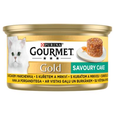 Gourmet Gold Savoury Cake csirkével és sárgarépával nedves macskaeledel