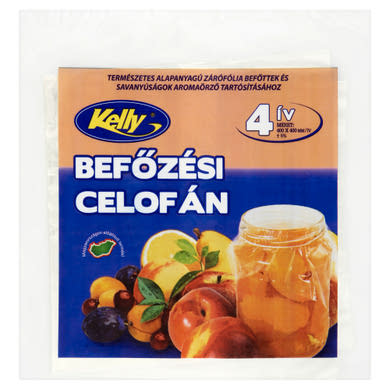 Kelly befőzési celofán 400 x 400 mm 4 ív