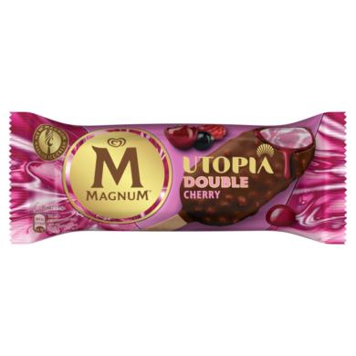 Magnum Utopia feketeribizlis-málnás jégkrém és tejszín ízű jégkrém