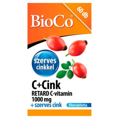 BioCo C+Cink Retard C-vitamin 1000 mg + szerves cink filmtabletta