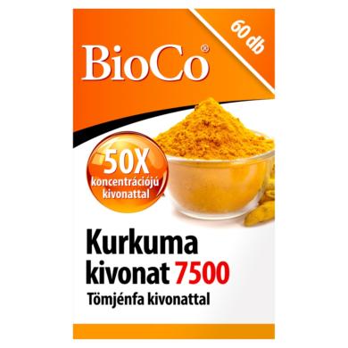 BioCo Kurkuma kivonat 7500 tömjénfa kivonattal kapszula