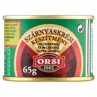 Orsi szárnyaskrém készítmény