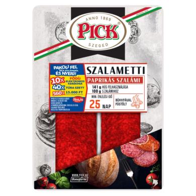 PICK Szalametti szeletelt paprikás szalámi 70 g
