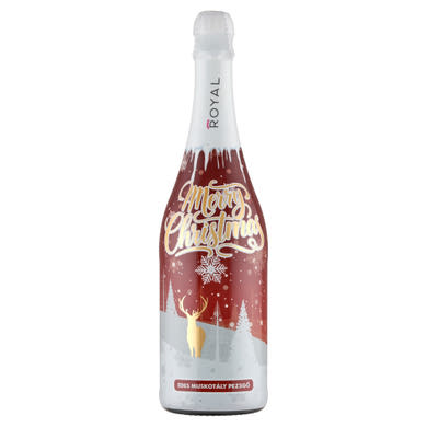 Royal Merry Cristmas Muskotály édes fehér pezsgő 10,5%