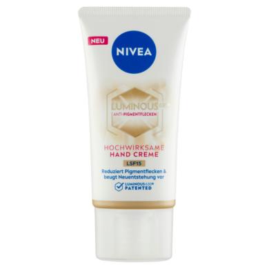 Nivea Luminous 630 pigmentfoltok elleni kézkrém