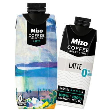 Mizo Coffee Selection Latte UHT zsírszegény kávés tej édesítőszerekkel