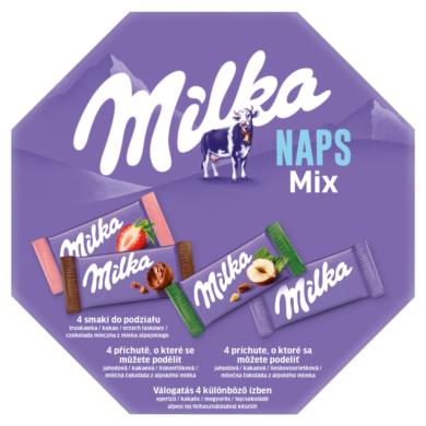 Milka Singles Mix alpesi tejcsokoládé válogatás