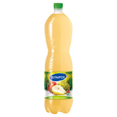 Olympos energiaszegény alma-körte-szőlő szénsavmentes üdítőital édesítőszerekkel 1,5 l