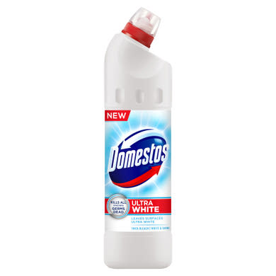 DOMESTOS Extended Power fertőtlenítő hatású folyékony tisztítószer White & Shine
