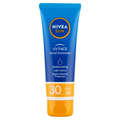 NIVEA SUN hidratáló napozó arckrém FF30