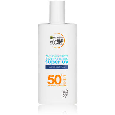 Garnier Ambre S. naptej arcra Sensitive Anti UV+ Anti Pollution 50+fakt.