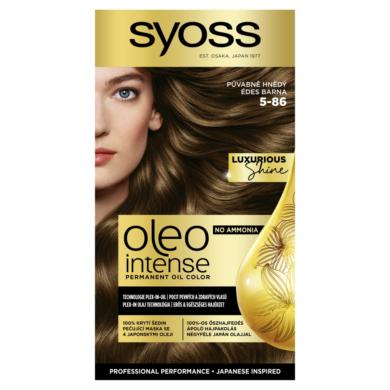 Syoss Color Oleo intenzív olaj hajfesték 5-86 édes barna