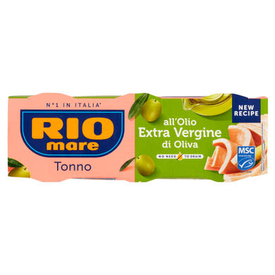 Rio Mare tonhaldarab extra szűz olívaolajban 3 x