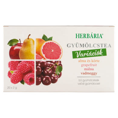 Herbária gyümölcstea variációk valódi gyümölccsel 20 filter 40 g