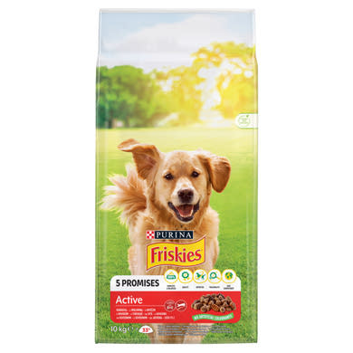 Friskies Active száraz kutyaeledel marhával